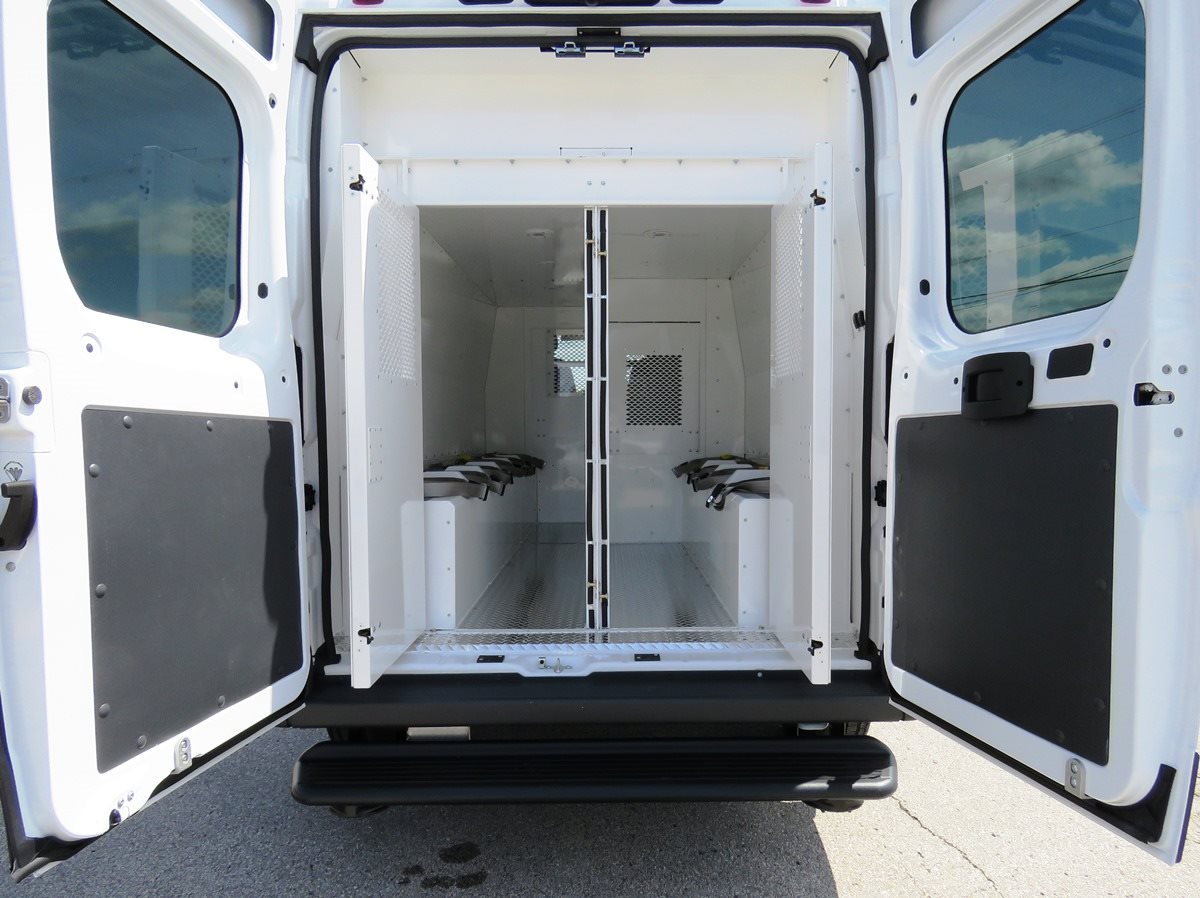 Picture of 2018 Ram Prisoner Transport White Rear Exterior Prisoner Unit